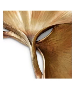 Koala Living Antique Gold Gingko Leaf Plate -Home Decor Shop 804652390 3 720x928