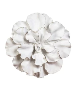 Koala Living Flower Wall Plaque White