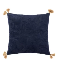 Grace by Linen House Verity Cushion in Navy