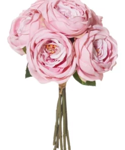 Rogue Columbian Rose Bouquet 37cm Flower Arrangement Pink