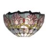 G&G Bro Mauve Tulip Tiffany Wall Light