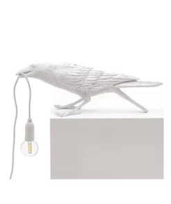 Seletti Bird Lamp Playing - White