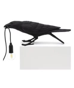 Seletti Bird Lamp Playing - Black