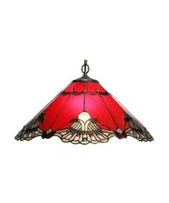 G&G Bro Benita Tiffany Pendant Red