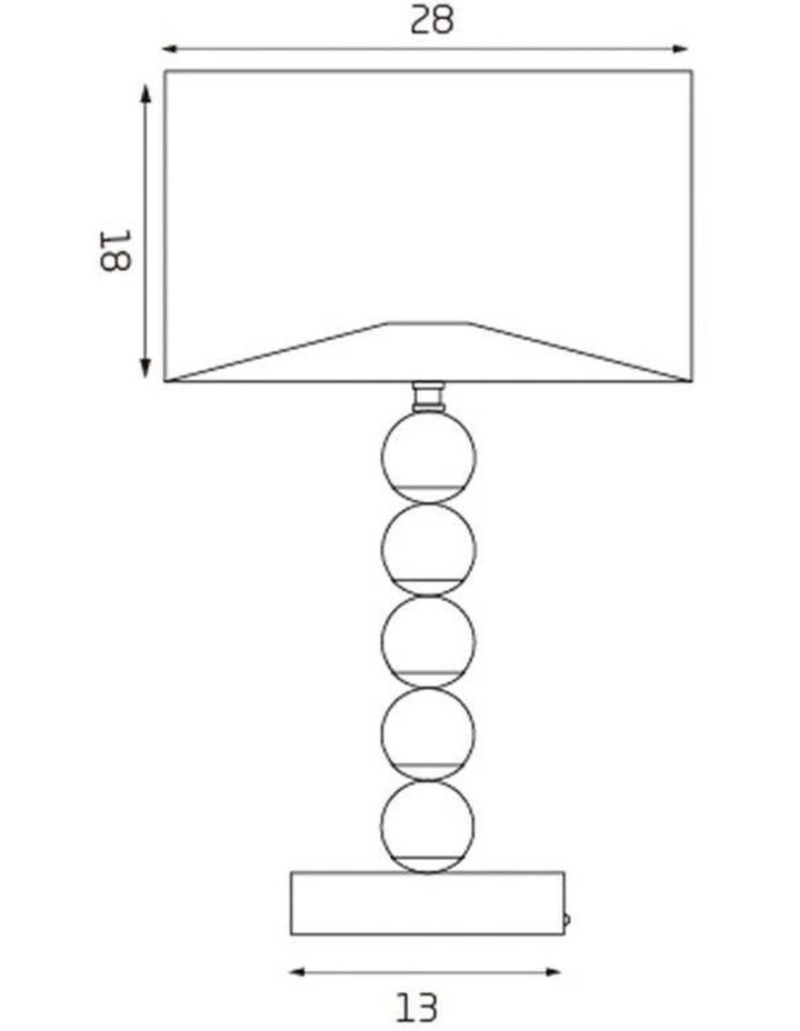 Lexi Lighting Maxi Bedside Table Lamp White 5 Lexi Lighting Maxi Bedside Table Lamp White - Image 5