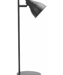 Lexi Lighting Kelvin Metal Table Desk Lamp Grey LED Globe Included