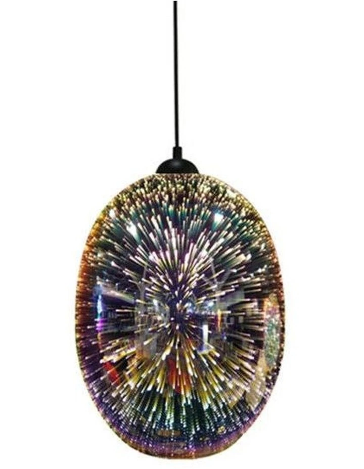 Lexi Lighting Moravian Glass Oval Pendant Light Chrome 1 Lexi Lighting Moravian Glass Oval Pendant Light Chrome