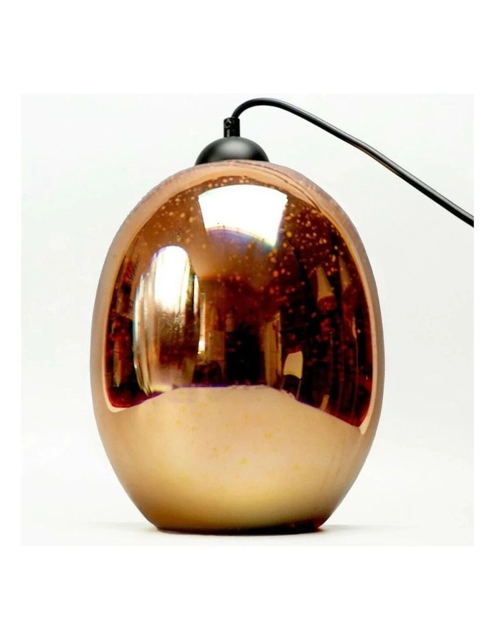 Lexi Lighting Moravian Glass Oval Pendant Light Chrome 2 Lexi Lighting Moravian Glass Oval Pendant Light Chrome - Image 2