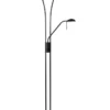 Lexi Lighting Frisco Mother & Child LED Floor Lamp Black