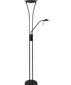 Lexi Lighting Frisco Mother & Child LED Floor Lamp Black