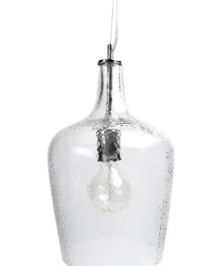 Lexi Lighting Marsha Glass Pendant Light Clear