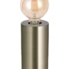 Lexi Lighting Marlo Touch Table Lamp Antique Bass LED Globe Included
