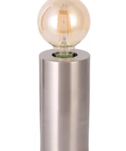 Lexi Lighting Marlo Touch Table Lamp Satin Chrome LED Globe Included