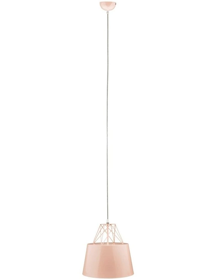 Lexi Lighting Kaelan Metal Pendant Light Pink 1 Lexi Lighting Kaelan Metal Pendant Light Pink
