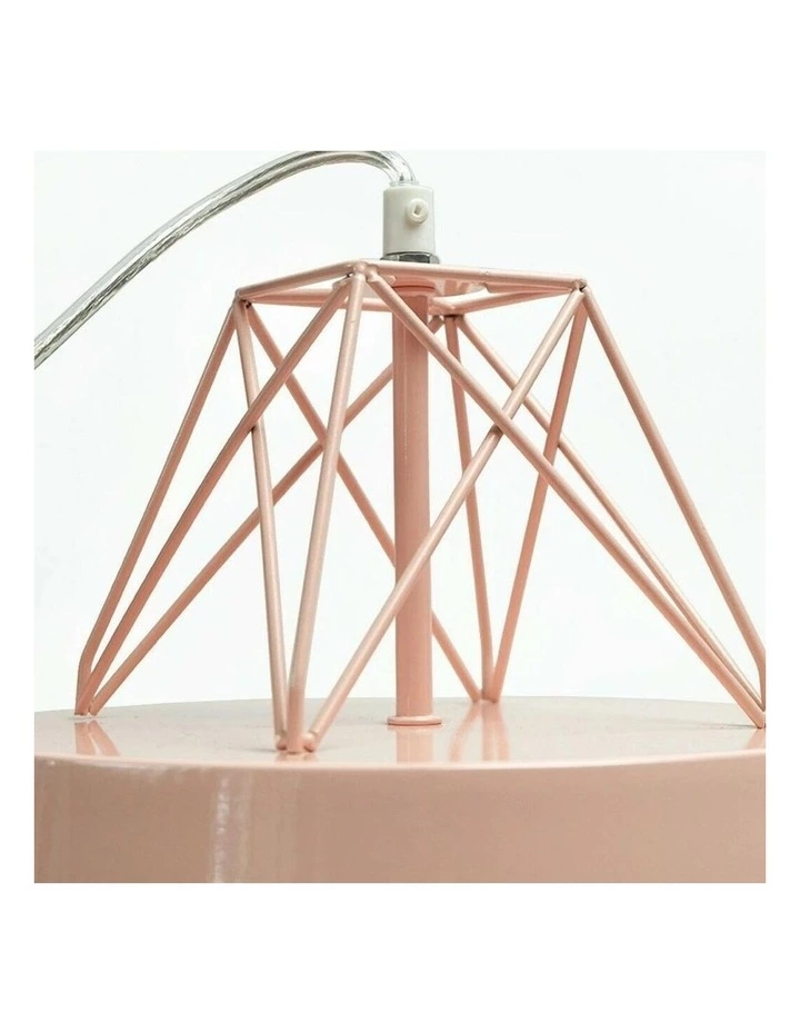 Lexi Lighting Kaelan Metal Pendant Light Pink 3 Lexi Lighting Kaelan Metal Pendant Light Pink - Image 3