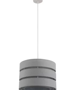 Lexi Lighting Trio 3-Tier Pendant Light Dark Grey