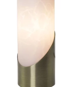 Lexi Lighting Marc Touch Table Lamp Antique Brass