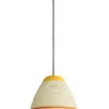 Lexi Lighting Jane Paper Pendant Light Yellow