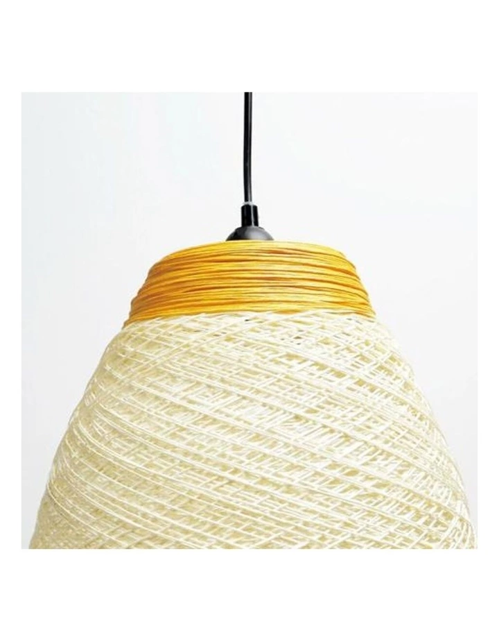 Lexi Lighting Jane Paper Pendant Light Yellow 4 Lexi Lighting Jane Paper Pendant Light Yellow - Image 4