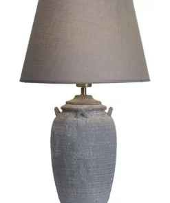 Lexi Lighting Ebony Ceramic Table Lamp Antique