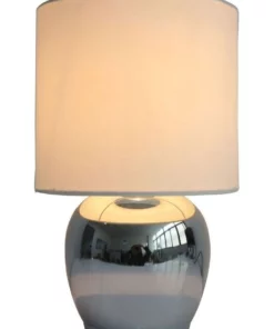 Lexi Lighting Corin Touch Bedside Table Lamp White