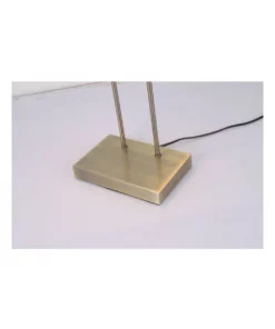 Lexi Lighting Banker Touch Table Lamp With Usb Charger Antique Brass/Green -Home Decor Shop 807554260 4 720x928