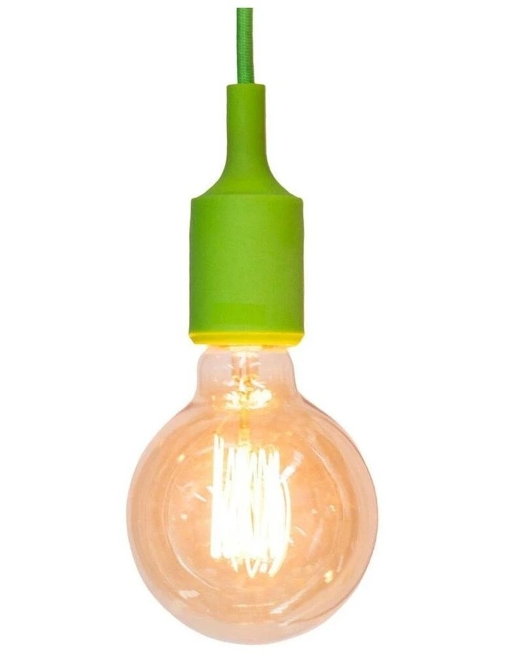 Lexi Lighting Colour Silicone Ceiling Pendant Light Green 1 Lexi Lighting Colour Silicone Ceiling Pendant Light Green