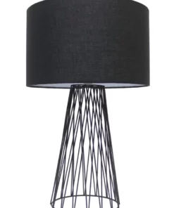 Lexi Lighting Albus Table Lamp Black