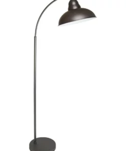 Lexi Lighting Manor Metal Floor Lamp Antique Chrome