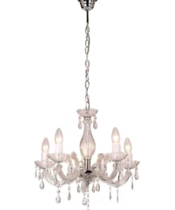 Lexi Lighting La Spezia Acrylic Chandelier Light Clear