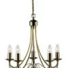 Lexi Lighting Zanzibar Chandelier Light Antique Brass