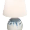 Lexi Lighting Candy Ceramic Table Lamp Blue