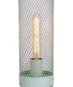 Lexi Lighting Clara Touch Table Lamp Mint LED Globe Included