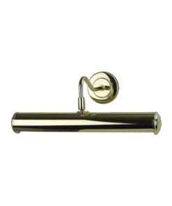 Oriel Lighting Wall Light For Picture Brass Plate