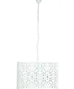 Oriel Lighting Vicky 45cm Pendant Light White