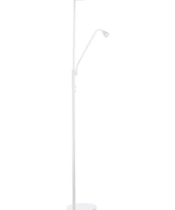 Oriel Lighting Up2 Led Mother and Child LED Floor Lamp White