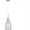Oriel Lighting 17cm Holbeck Scandinavian Glass Pendant Light
