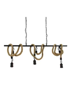 Oriel Lighting Triple Rope Pendant Light