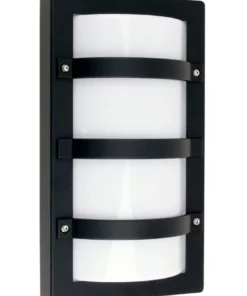 Oriel Lighting Trio Exterior Bulkhead Light Black