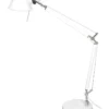 Oriel Lighting Forma Adjustable Desk Lamp White