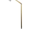 Oriel Lighting Steam Scandustrial Floor Lamp White