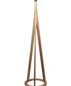 Oriel Lighting Stabb Timber Tripod Floor Lamp Base