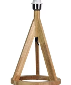 Oriel Lighting Stabb Timber Tripod Table Lamp Base
