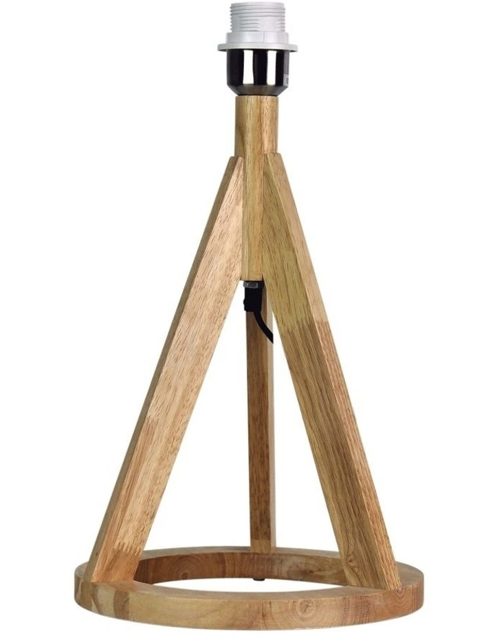 Oriel Lighting Stabb Timber Tripod Table Lamp Base 1 Oriel Lighting Stabb Timber Tripod Table Lamp Base