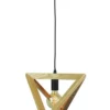 Oriel Lighting Trap Triangle Pendant Light Black Suspension