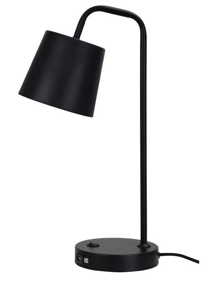 Oriel Lighting Henk Desk Lamp with USB Black 1 Oriel Lighting Henk Desk Lamp with USB Black