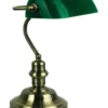 Oriel Lighting Banker's Table Lamp(Switched) Antique Brass