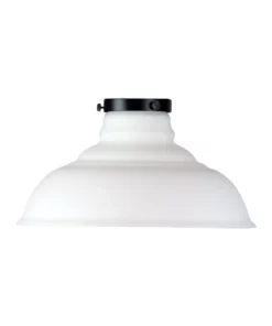 Oriel Lighting Toledo Classic 35cm Glass Shade and Gallery Opal Matt