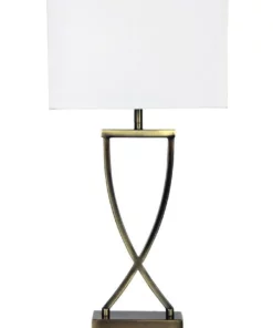 Oriel Lighting Chi Table Lamp Antique Brass