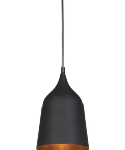 Oriel Lighting Plato Single Pendant Light Black